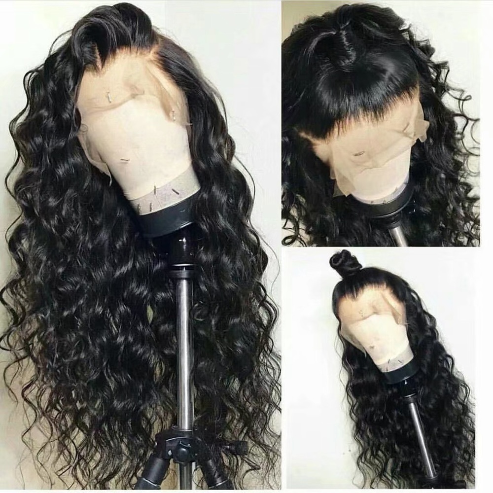 Loose Wave Virgin Brazilian Hair Lace Front Wig
